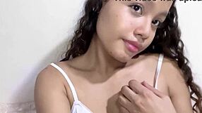 WATCH THIS DELICIOUS TEEN POUND HER TIGHT PUSSY WITH HUGE BLACK DILDO!