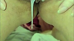 pregnant chubby blonde bent over creampied by monster fantasy dog dildo?