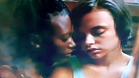 roommate lesbian play gets hairy with honey in dorm