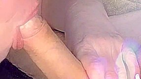 Huge Uncut Cock Sucked Deep for Massive Cum in Mouth Load