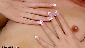 daddy, check my petite body during this photoshoot massage on sofa, says sexy blonde milf model