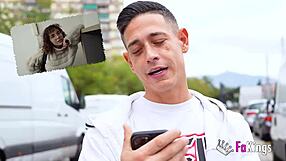 Street seduction leads to lily morena's rough monster cock ride