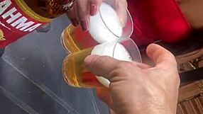 hey, watch this exibida slut bang married guy outdoors at the bar