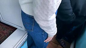 i love giving plump redhead teen sloppy deepthroat on public balcony