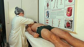 Nurse's Gaze Sparks Unforgettable Erection Tease