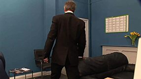 ben dover demands secretary suck his old boss dick at work double cum