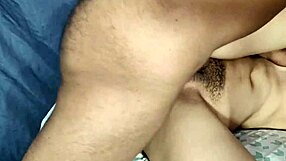i feel her tight ass gripping my huge cock during rough indian anal