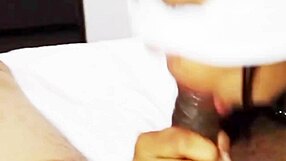 stepsister sucks stepbro's cock then rides it rough and hard!