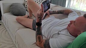 stepbro unloads cum while i finger asshole and spread cheeks close up