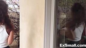 Petite latina gabriella ford sucks big cock then gets tiny pussy hardcore stuffed