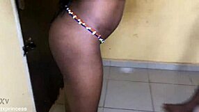 petite babe spreads oiled ass for huge monster cock rough creampie fuck