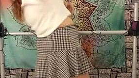 hotwife steffi shakes her naked milf ass dancing homemade for hubby