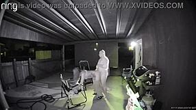 my wife gets bent over fucked creampied by monster cock outdoors in public