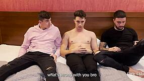 little 18+ chloe takes 3 on 1 dp with squirting skills fucked rough by guys in lingerie