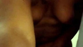 naejae gets SO wet stroking hard shower water on big ebony ass and tits 🚿💦