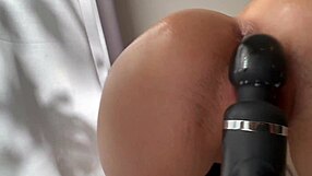 Japanese stepmom rides cowgirl doggystyle bent over when home alone