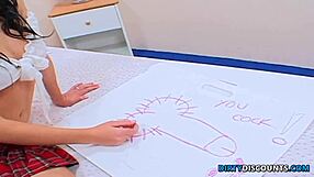 you sixtynine this cutie until she swallows your cum