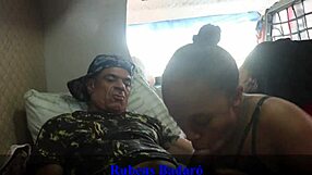 old big cock guy stretches tight milf pussy in moving motorhome