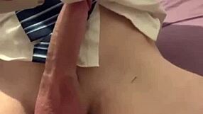 curious girl teases clit with buzzing magic wand solo squirt build