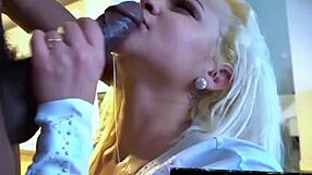 Big BBC Athlete Pounds Big Booty Latina Agent in Office Deal