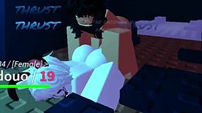roblox slut's big ass and tits demand endless pounding