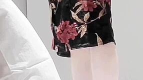 Adult One Piece Asian Student Legs Feet Softcore Tease