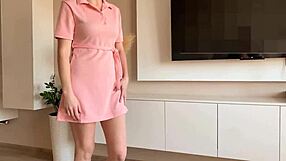 Real Russian Wife's Sister Cheating Creampie: Petite Tight Pussy Takes Monster Cock Doggystyle and Missionary