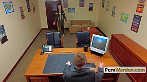 braided milf endures headmaster's garage punishment sex for steps son's sake at work!