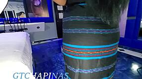 Delicious Latina Big Ass Bent Over Doggystyle