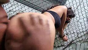 taming catwoman's tight holes with scorpios massive black cock!