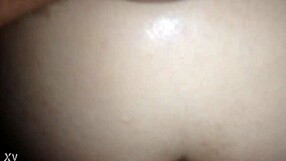 tight ass wife bent over for deep creampie anal pounding