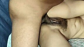 i feel her tight ass gripping my huge cock during rough indian anal