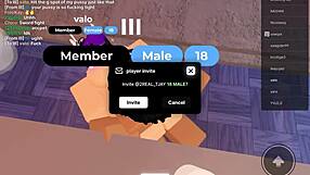 Taking that fat bbc monster stretched me wide in roblox condo game