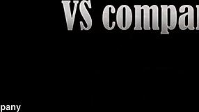 Enticing cute girl in pink stockings begs for hard anal