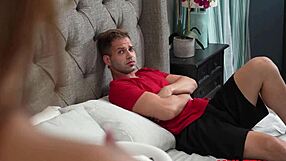 libertine boy bangs curvy stepmom stepsis doggystyle bent over on bed