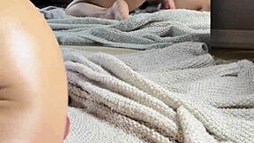 whoa close up barefoot milf riding her toy so intimately