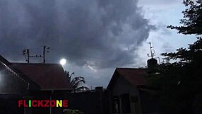 Chubby ebony neighbor oils up for wild sex and sports love