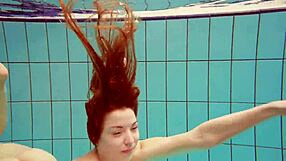 Wanna dive underwater with hot 18+ teen marketa's petite tits in bikini?