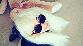 Tranny Babe Veronica Mix Shakes Ass Panties Blue Eyes Solo