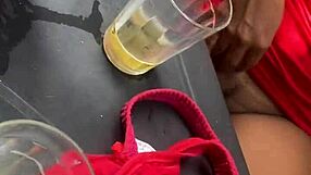 hey, watch this exibida slut bang married guy outdoors at the bar