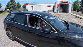 Quick pickup leads to cheating sex with cute shaved Czech brunette inside ancient ruins