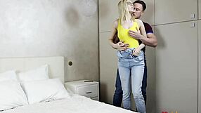 i cum hard on teen avrora sky's shaved pussy in glasses doggystyle