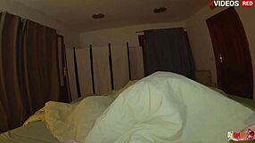 stepmom sucks stepsons cock and gets fucked without realizing?