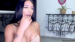 gamer latina babes grab his joystick for wild foursome bath fun