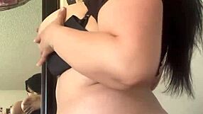 Latina pawg fingers shaved pussy squirting multiple times