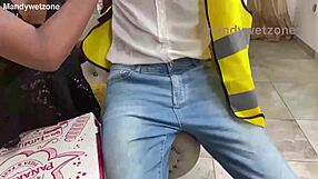 Pizza guy rips my clothes for brutal monster bbc anal deepthroat cumshot facial!