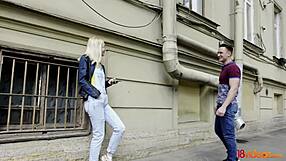 i cum hard on teen avrora sky's shaved pussy in glasses doggystyle