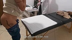 the urologist blackmails latina patient into anal exam creampie cure on desk