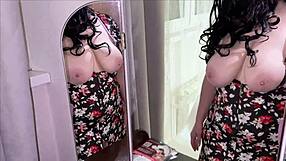 StepMom Spots Stepsons Dick in Mirror Wants Anal and Blowjob Now!