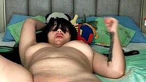 whoa check out kaithsaumeth's big ass bouncing during anus fuck with milk pouring everywhere